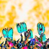 Expressionist Flowers  Tulips #4911
